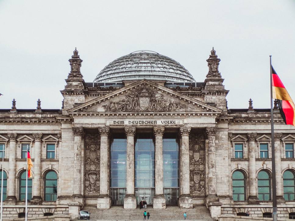 Reichstag building in Berlin